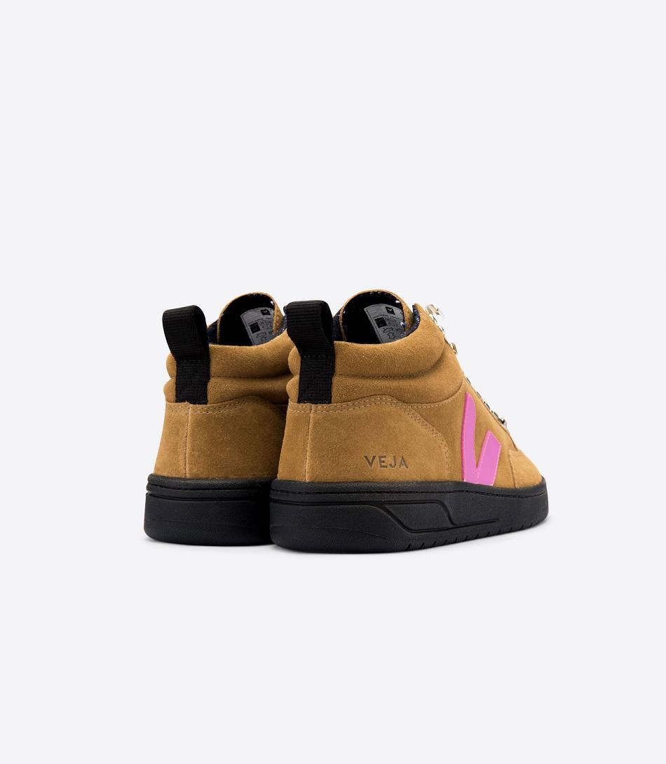 Veja Bastille Suede Tent Ultraviolet Roraima Dames Bruin | ABEDF20319