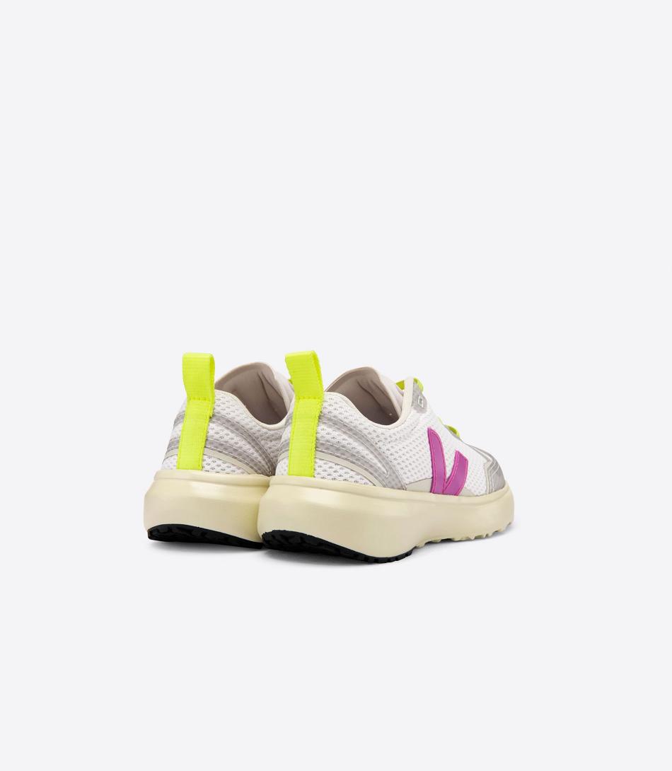 Veja Canary Elastic Laces Ultraviolet Kids Outlet Wit | BEDYB74966