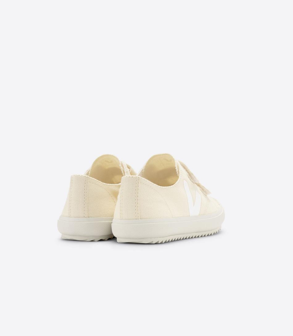 Veja Canvas Butter Ollie Kinderen Wit | QBEWA85421