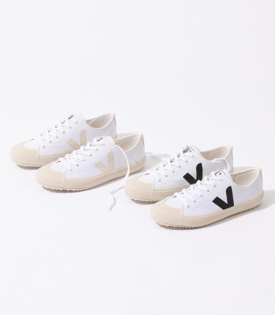 Veja Canvas Nova Dames Wit Zwart | PBEQX62901