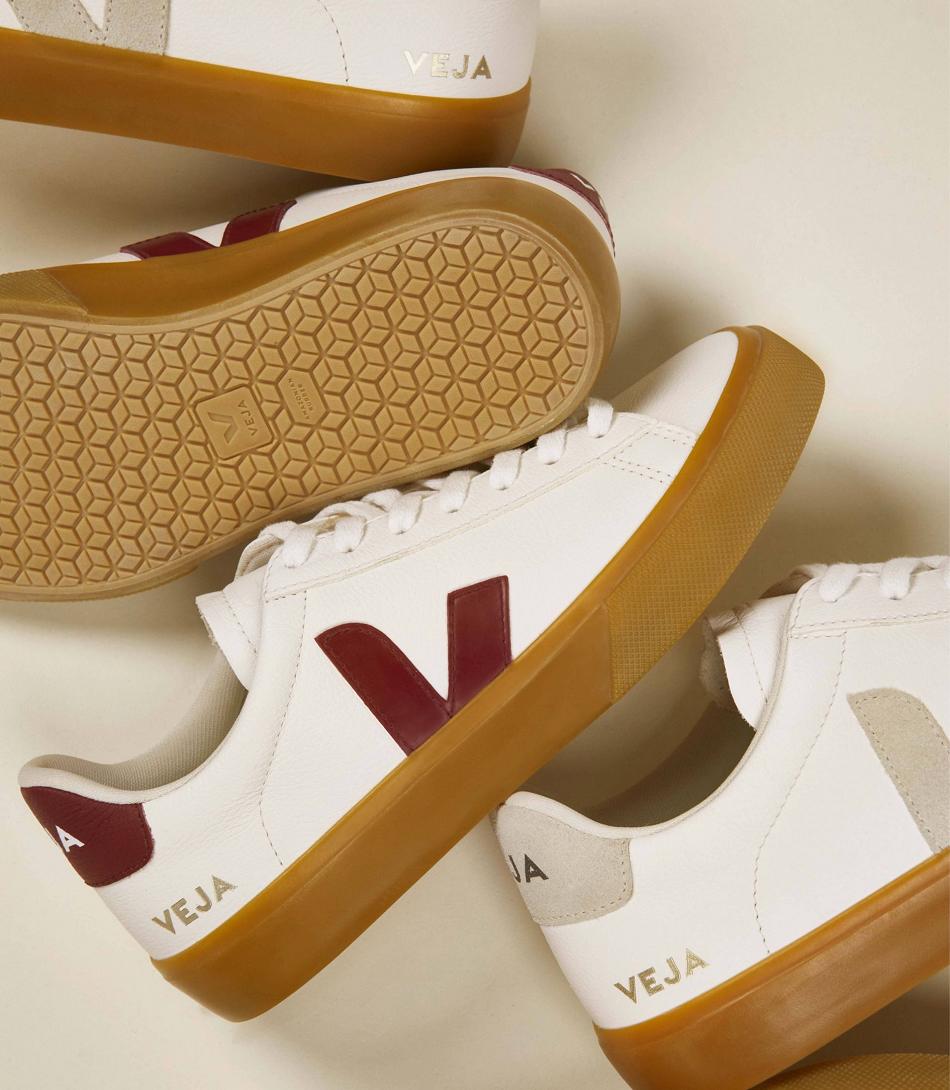 Veja Chromefree Leren Marsala Natural Campo Heren Beige | MBEHR36453