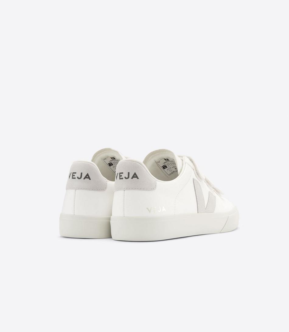 Veja Chromefree Leren Natural Recife Heren Beige | XBEBH56468