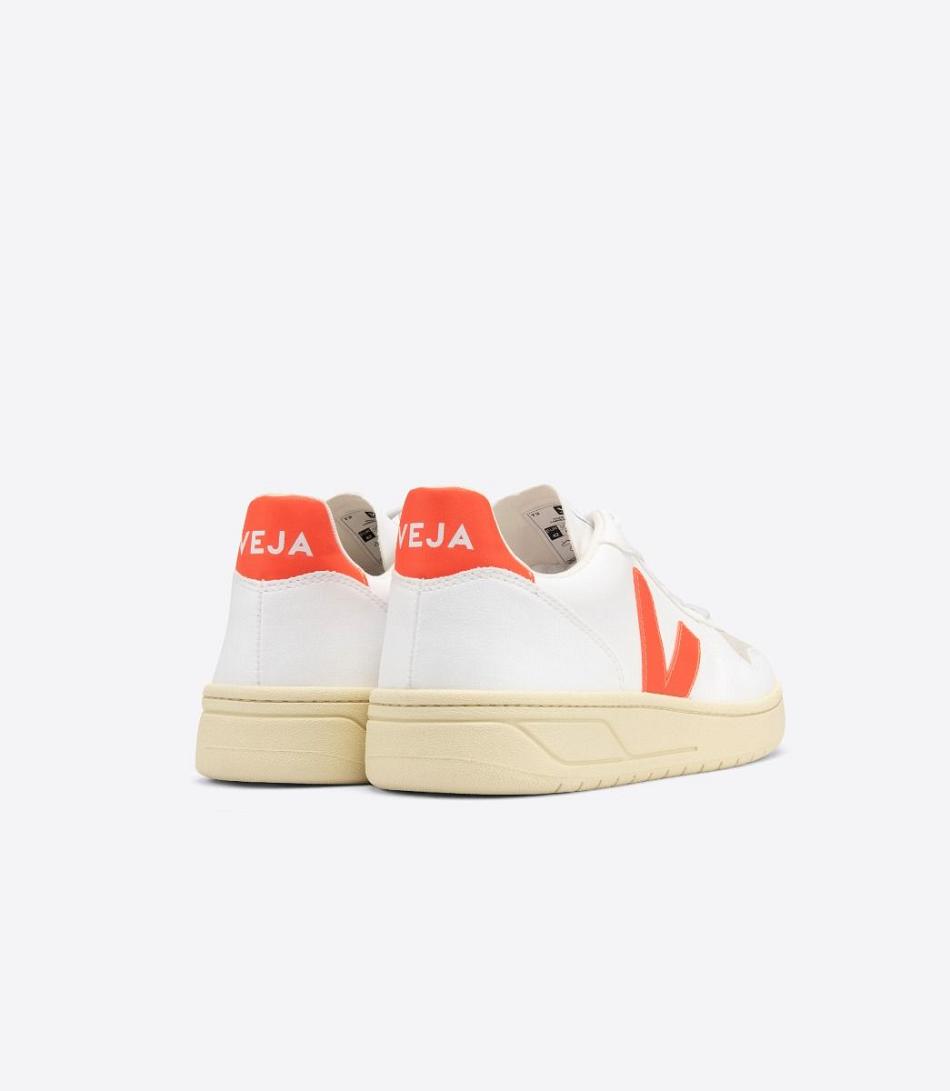 Veja Cwl Fluo V-10 Heren Wit Oranje | SBENY40005