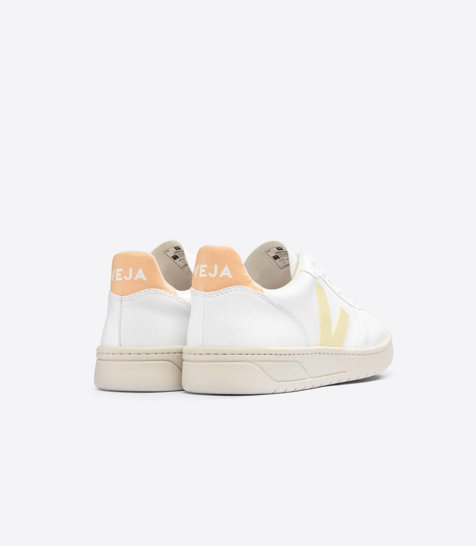 Veja Cwl Sun Peach V-10 Dames Wit Oranje Koraal | BEEAH45916