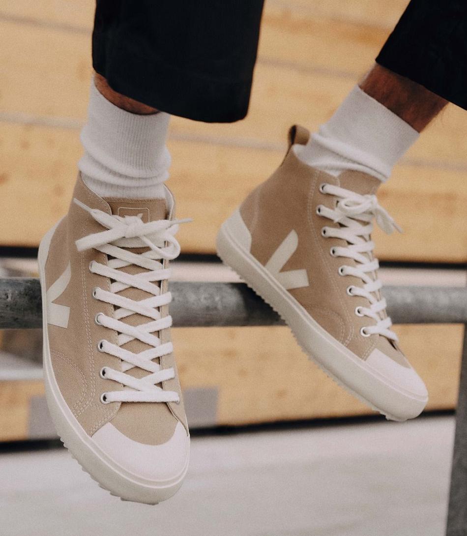 Veja Ht Canvas Dune Pierre Nova Dames Beige | BEJKU13945