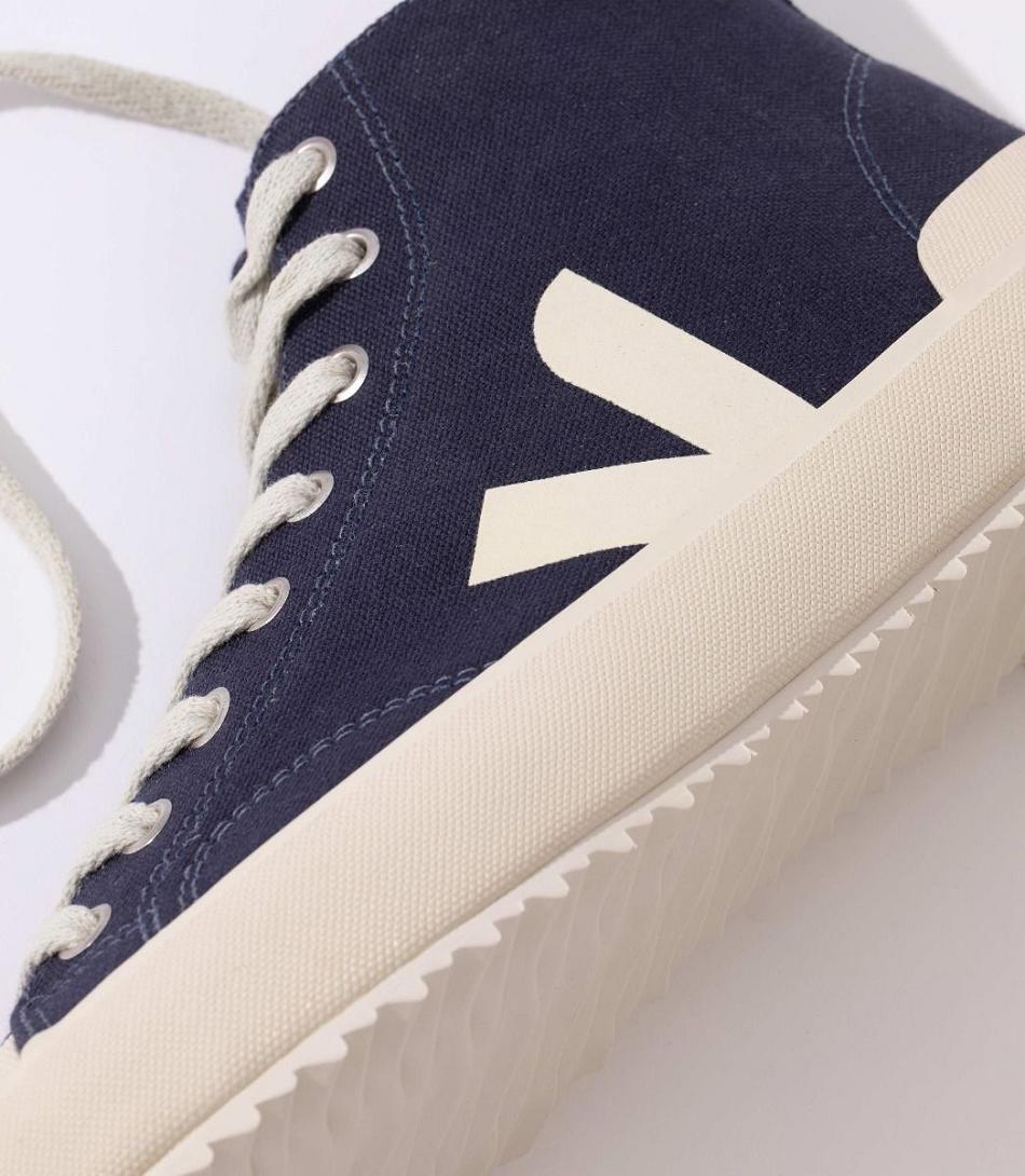 Veja Ht Canvas Marine Pierre Nova Dames Blauw | QBEWA87165