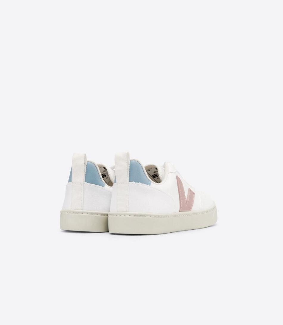 Veja Laces Cwl Babe V-10 Kinderen Wit Blauw | XBEGW31067