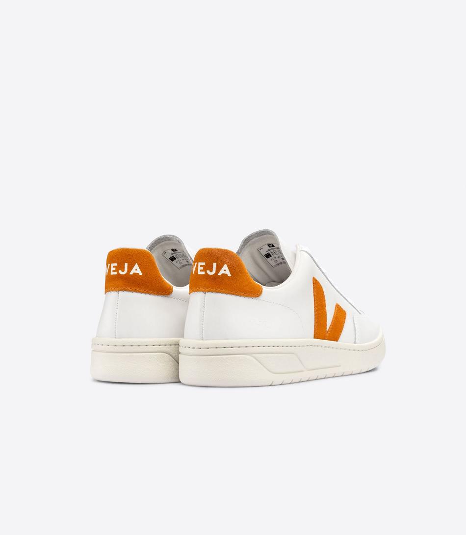 Veja Leren Pumpkin V-12 Dames Wit | XBEBH75230