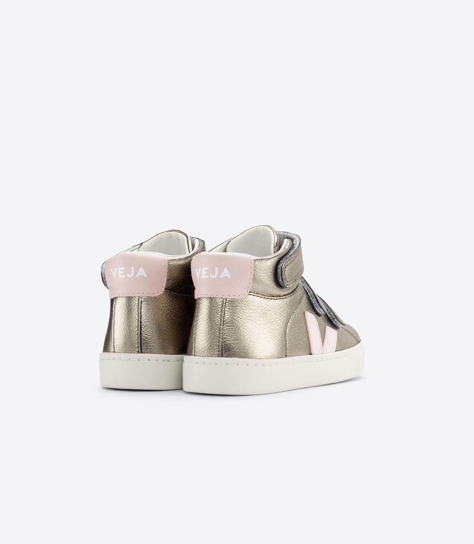 Veja Mid Chromefree Leren Bronze Petale Esplar Kinderen Bruin | BEICD96031