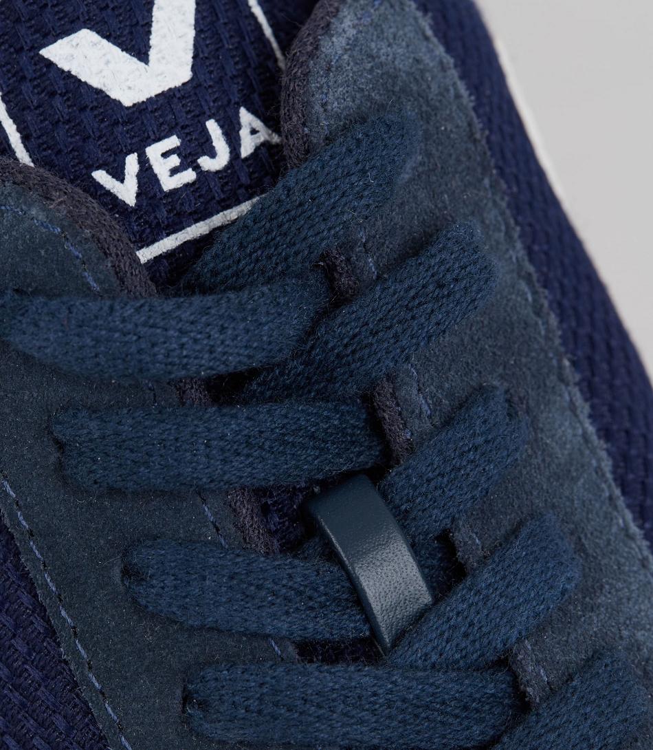 Veja Organic Katoenen Veters Heren Blauw | BECVG26836