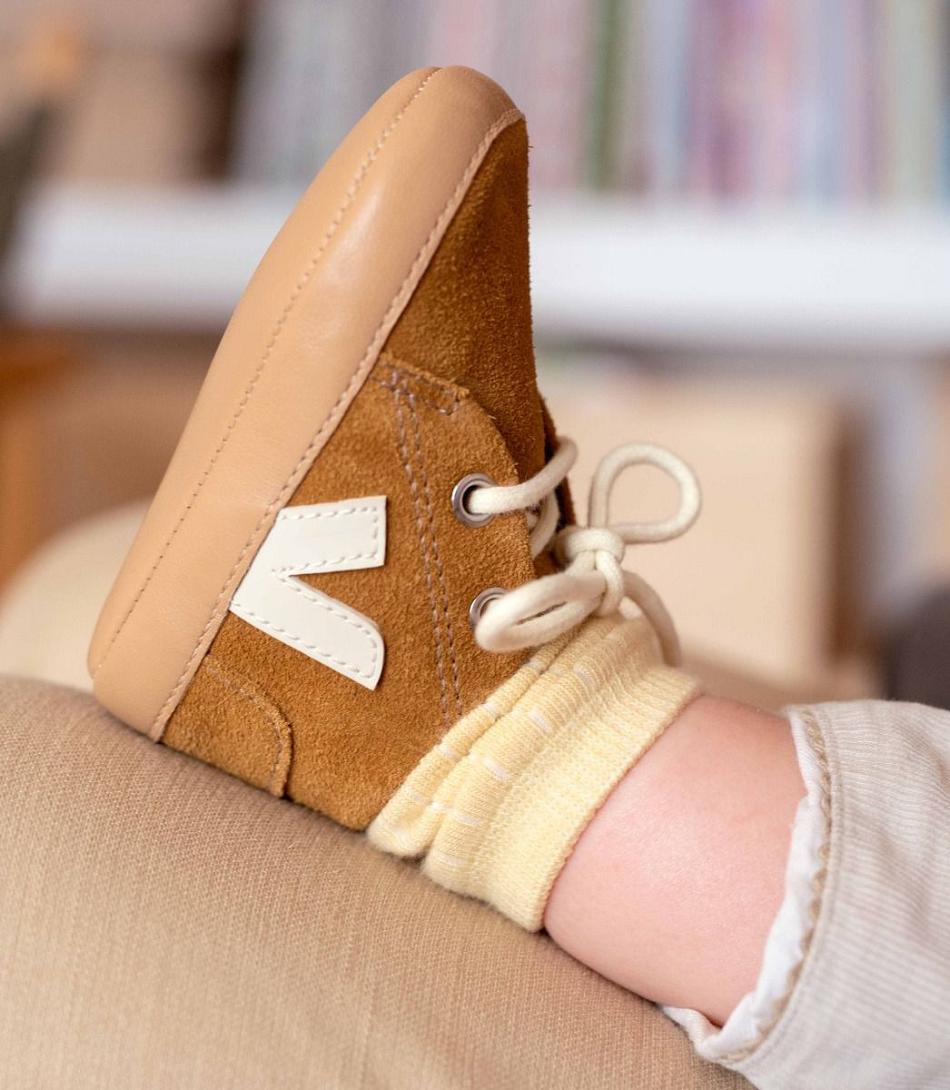 Veja Suede Camel Pierre Baby Kinderen Bruin | BBESD58325