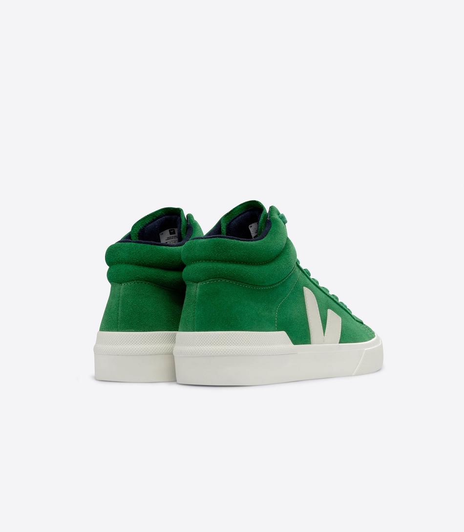 Veja Suede Emeraude Pierre Minotaur Dames Groen | YBEVQ36557