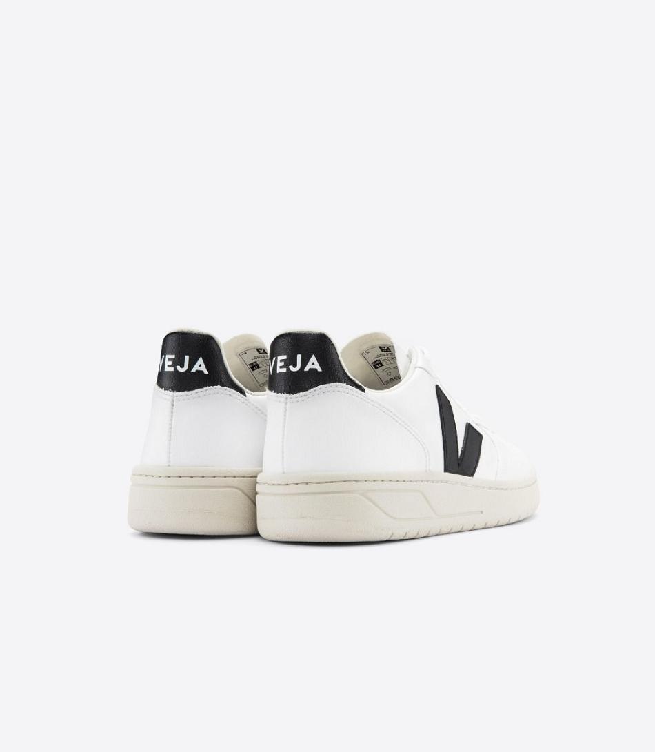 Veja V-10 Cwl Adults Vegan Wit Zwart | EBEHC86020