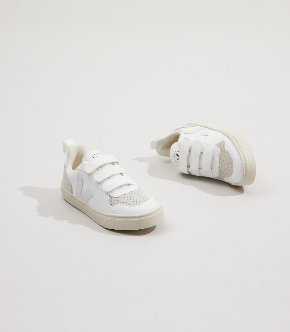 Veja V-10 Cwl Natural Kids Vegan Beige | BEQCS30220