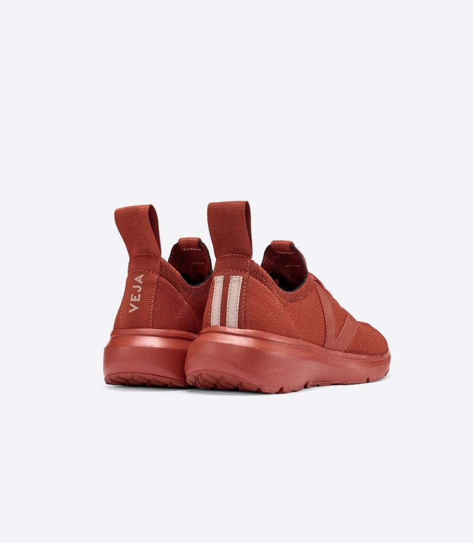 Veja V-knit Rick Owens Full Rust Adults Outlet Rood | BEEGJ57257