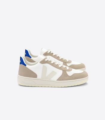 Veja Chromefree Leren Sahara Paros V-10 Dames Wit | PBEER26492