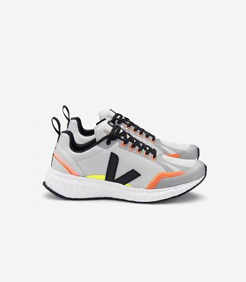 Veja Condor Mesh Light Adults Outlet Grijs Zwart | DBEVO99686