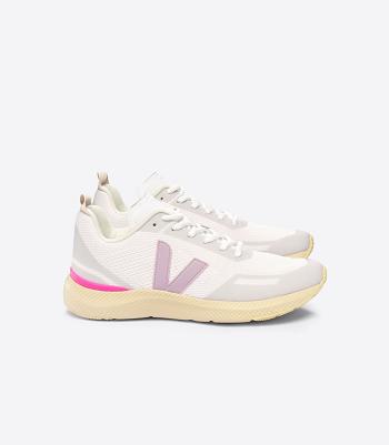 Veja Engineered-mesh Glaze Parme Impala Dames Wit | UBEND99340