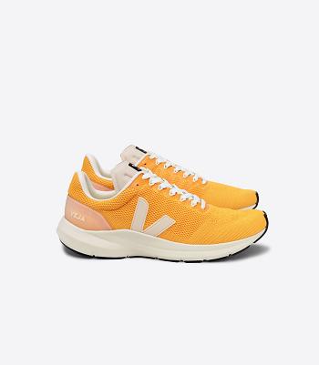 Veja Marlin Lt V-knit Ouro Pierre Adults Vegan Oranje | ZBENQ94193