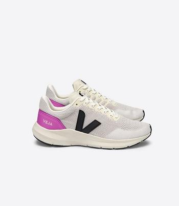 Veja Marlin V-knit Chalk Ultraviolet Adults Outlet Zwart | FBEHY91031