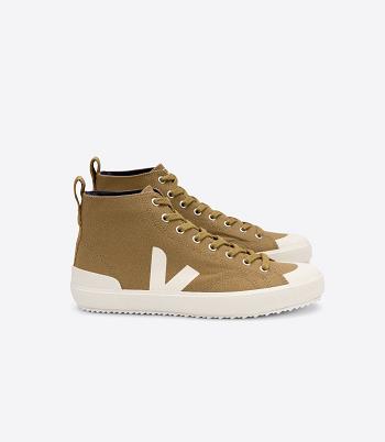 Veja Nova High Top Canvas Tent Pierre Adults Outlet Bruin | BEQCS84124