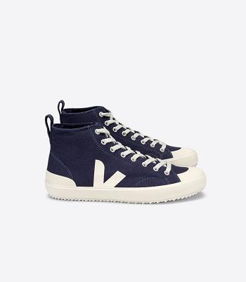 Veja Nova Ht Canvas Marine Pierre Adults Vegan Blauw | BEIIZ66431