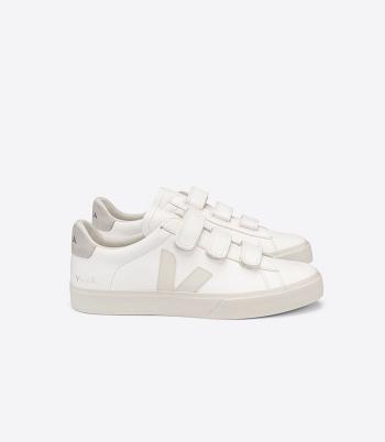 Veja Recife Chromefree Leren Pierre Natural Adults Outlet Beige | BEEAH64727