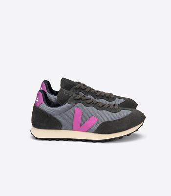 Veja Rio Branco Alveomesh Concrete Ultraviolet Adults Outlet Zwart | BEICD97960