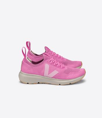 Veja Runner Stijl 2 V-knit Rick Owens Adults Outlet Roze | SBEVO78385