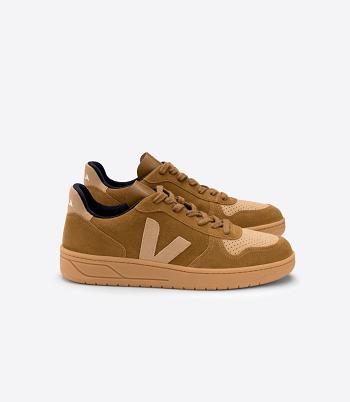 Veja Suede Camel Desert V-10 Dames Bruin | PBEQX29993