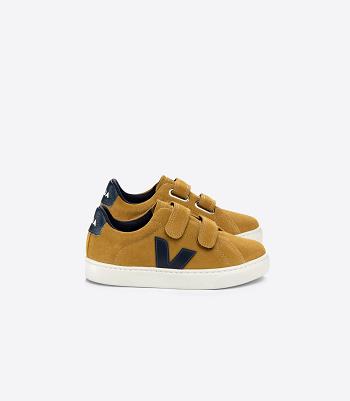 Veja Suede Camel Nautico Esplar Kinderen Bruin | TBEPQ80476