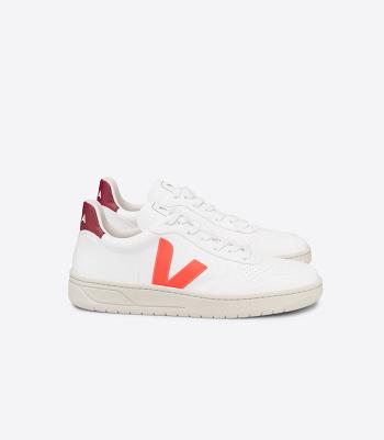 Veja V-10 Cwl Fluo Marsala Adults Outlet Wit Oranje | BEZPD77550