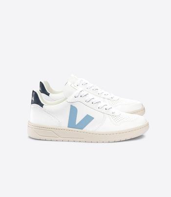 Veja V-10 Cwl Steel Nautico Adults Vegan Wit Grijs | XBEBH31160