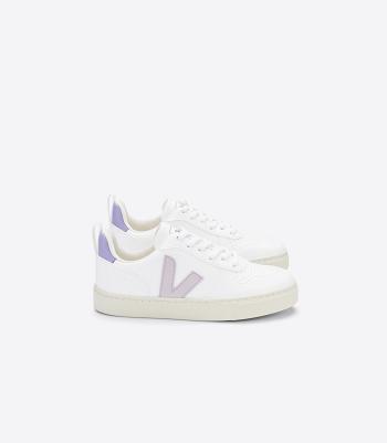 Veja V-10 Laces Cwl Parme Lavande Kids Vegan Wit | PBEQX36752