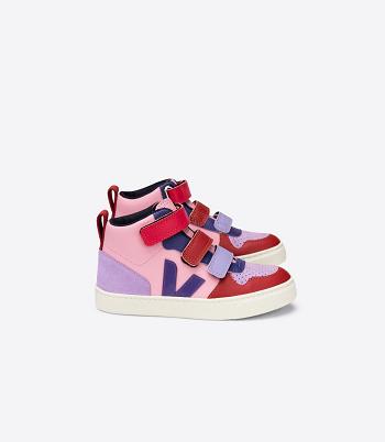 Veja V-10 Mid Chromefree Make My Lemonade Guimauve Kids Outlet Roze | UBEND67031