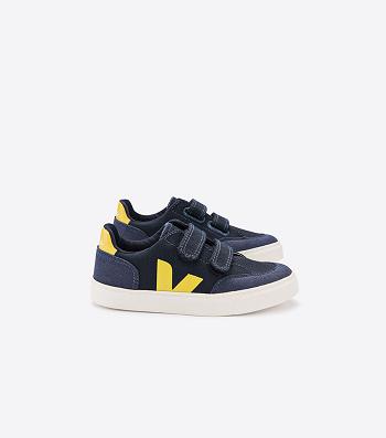 Veja V-12 Canvas Nautico Kids Outlet Goud Geel | GBEUC28203