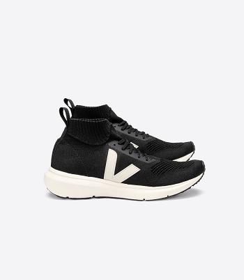 Veja V-knit Rick Owens Mid Pierre Adults Outlet Zwart | QBEUV21556